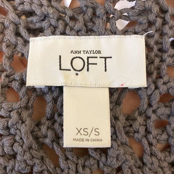 LOFT Chunky Crochet Cardigan (Size XS/S) - Picture 6 of 7
